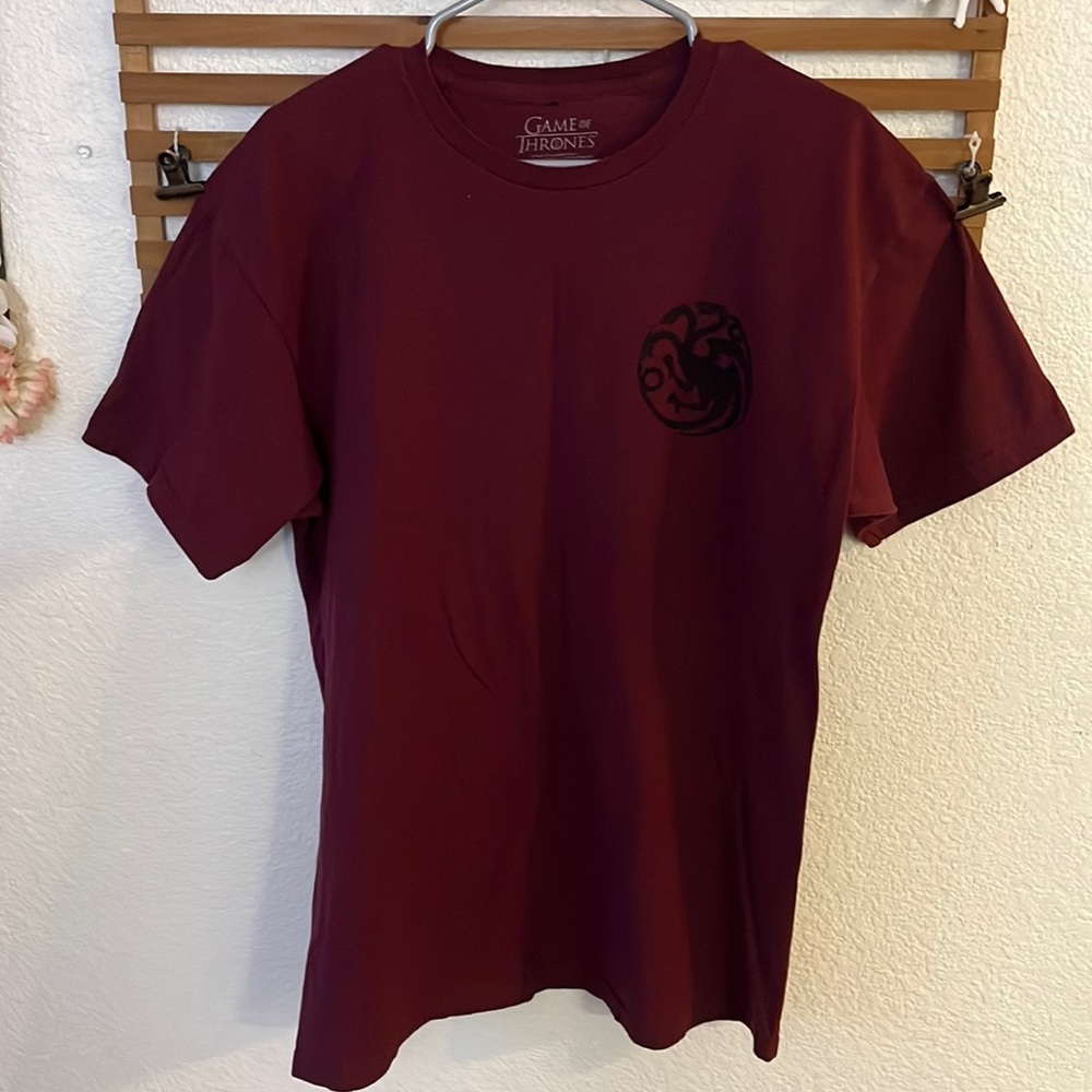 Maroon - GoT - HOUSE TARGARYEN - Graphic Tee - Men’s Large